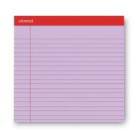 Universal 35884 Colored Perforated Note Pads 8 12 X 11 Orchid 50 Sheet Dozen