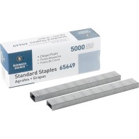 Business Source 65649 Standard Staples Chisel Point 210 Strip 5000Bx Sr