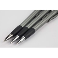 Promarx Megabold Retractable Ballpoint Pens With Comfort Grip 16 Mm Black 3 Count