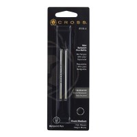 Cross Mini Ballpoint Pen Refill Leather Accessory Pens Medium Black 85184