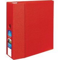 Averyreg Heavyduty Red 5 Binder 79586 Averyreg Heavyduty 3 Ring Binder 5 One Touch Ezdreg Rings 2348 Spine 1 R