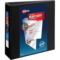 Averyreg Heavyduty View Black 3 Binder 79693 Averyreg Heavyduty View 3 Ring Binder 3 One Touch Ezdreg Rings 35 Sp