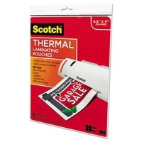 Scotch Thermal Laminating Pouches Laminate Homemade Ornaments Christmas Banners And Gift Tags 5 Mil 20Pack Photo Size Lamin