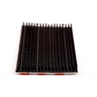 Scotch Mounting Fastening Surface Protection Rfd7091 Interlocking Fasteners Strips 4 Black 2 Count