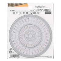 Uchida Drawing Instrument 18220000 Uchida Drafting Instrument Total Circular Protractor 47 Inches 12 Cm