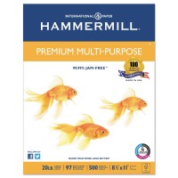 Hammermill 106310 Premium Multipurpose Paper 20Lb 812 X 11 White 5000Carton