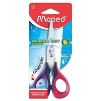 Maped Sensoft Scissors With Flexible Handles Kids 5 Inch Blunt Tip Left Handed Assorted Colors 693500