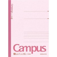 Kokuyo Campus Notebook A 7Mm Ruled Semib5 100 Sheets 30 Lines Pink Japan Import No10An