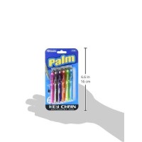 Bazic Ballpoint Pen Palm Mini Pens Wkey Ring Black Ink 10 Mm Bold Point 5Pack 1Pack