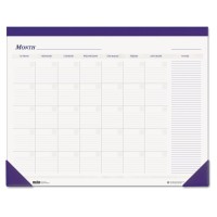 House Of Doolittle Nondated Desk Pad Calendar Blue 22 X 17 Inch Hod464