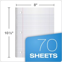 Oxford 1Subject Notebook 8 X 1012 College Rule 70 Sheets 65022