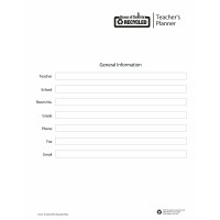 House Of Doolittle Teachers Planner 85 X 11