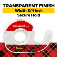 Scotch Transparent Tape 2 Rolls 34 In X 250 In 2157Ss