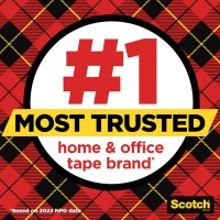 Scotch Transparent Tape 2 Rolls 34 In X 250 In 2157Ss