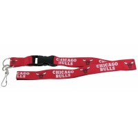 Chicago Bulls Lanyard Breakaway With Key Ring Special Order