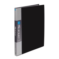 Itoya Original Art Profolio 85X11 Black Art Portfolio Binder With Plastic Sleeves With 72 Pages Portfolio Folder For Artwork