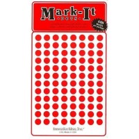 Medium 14 Removable Markit Brand Dots For Maps Reports Or Projects Red