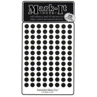 Medium 14 Removable Markit Brand Dots For Maps Reports Or Projects Black