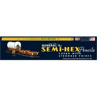 Generals Semihex Graphite 2 Hb Pencils 12Pkg