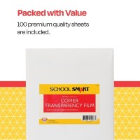 School Smart 812 X 11 In Copier Film Without Sensing Strip Pack Of 100 Transparency 079880 Blue