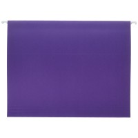 School Smart Letter Size Hanging File Folders With 15 Cut Tab Pack Of 25 Purple 085112