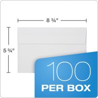 Quality Park A9 Greeting Card Envelopes With Self Seal Closure 534 X 834 24 Lb White Half Fold Sized Envelopes Ideal For