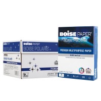 Boise Polaris Premium Multipurpose Copy Paper 85 X 11 Letter 97 Bright White 20 Lb 10 Ream Carton 5 000 Sheets