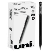 Uniball 1768011 Jetstream 101 Ball Point Pens Bold Point Black Ink 12Count