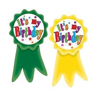 Teacher Created Resources Tcr4851 Birthday Ribbons Wearem Badges 4851