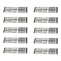 10Pcs Zebra 4C07 07Mm Refill Box Set Black Ink