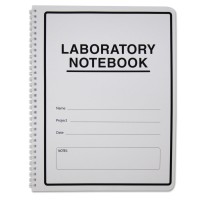 Bookfactory Student Lab Notebook Scientific Grid Format Standard No Carbon Copies 85 X 11 100 Pages Wireo Bound La