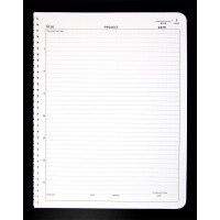 Bookfactory Student Lab Notebook Scientific Grid Format Standard No Carbon Copies 85 X 11 100 Pages Wireo Bound La