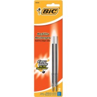 Bic Pen Refill For Wide Bodyvelocityclear Click Medium Point Pack Of 2 Blue Mrc21Bblu