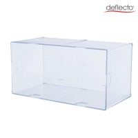 Deflecto Stackable Open Cube Organizer Desk And Craft Organizer Clear Large 6W X 6H X 12D 350501