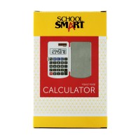 School Smart 8Digit Lcd Dual Power Pocket Calculator 278 X 38 X 458 Inches