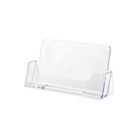 Tz Tagz Brand 12 Pack Clear Plastic Business Card Holder Display