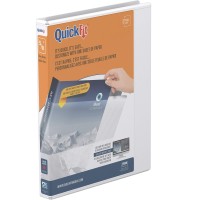 Quickfit View Binder 58 Inch Round Ring White 88000