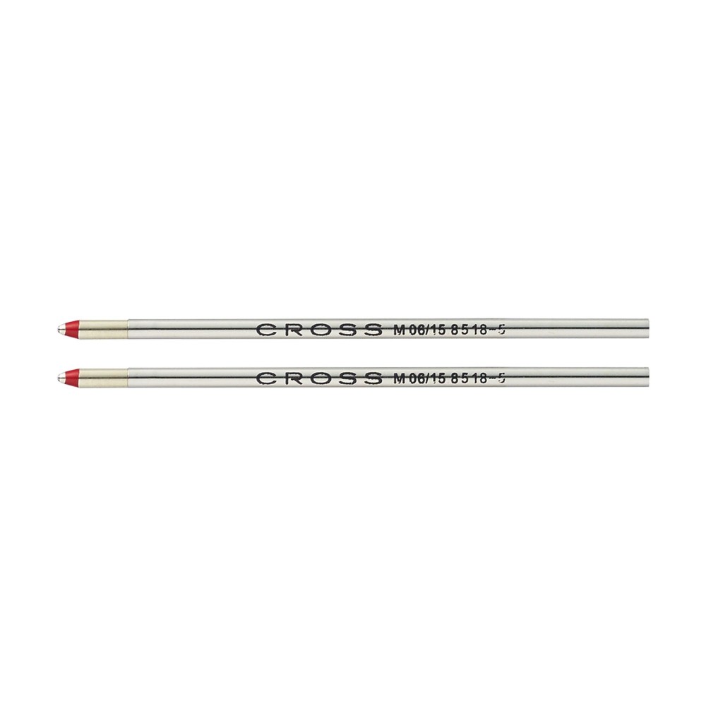 Cross Mini Ballpoint Pen Refill Red Medium Dual Pack Medium Red 85185