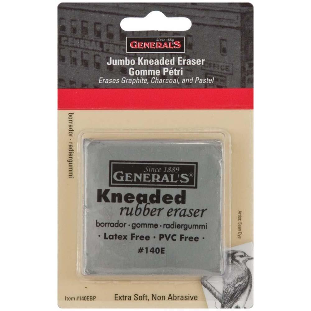 General Pencil Jumbo Grey Kneaded Eraser Multicolor