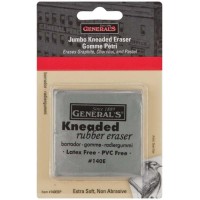 General Pencil Jumbo Grey Kneaded Eraser Multicolor