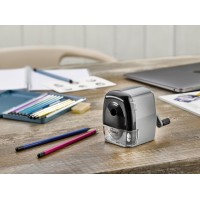 Dahle 133 Pencil Sharpener With Automatic Cutting System  Adjustable Point  Accepts Standard Graphite Or Oversized Artist Pencils