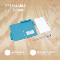 Wellspring Blue Butterfly Notepad For Note Taking Pocket Notebook Journal With Pen Holder Small Notepad For Daily Jotting Not