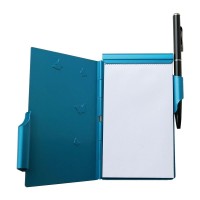 Wellspring Blue Butterfly Notepad For Note Taking Pocket Notebook Journal With Pen Holder Small Notepad For Daily Jotting Not