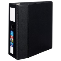 Averyreg Heavyduty Black 5 Binder 79996 Averyreg Heavyduty 3 Ring Binder With Label Holder 5 One Touch Ezdreg Rings