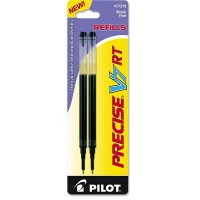 Pilot 77278 Refill For Precise V7 Rt Rolling Ball Fine Black Ink 2Pack