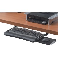 Fellowes 9140303 Underdesk Keybrd Tray 2018Inch X734Inch Bksilver