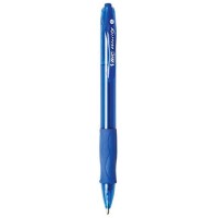 Bic Glide Bold Blue Ballpoint Pens Bold Point 16Mm 12Count Pack Retractable Ballpoint Pens With Comfortable Full Grip