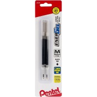 Pentel Refill Ink For Energel And Lancelot Gel Pen 07Mm Metal Tip Black Ink 2 Pack Lr7Bp2A