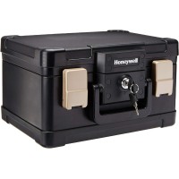 Honeywell Safes Door Locks Fireproof Waterproof Small Safe Box Chest For Home Fits Folded Letter Size Documents Strong