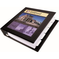 Averyreg Heavyduty Framed View 3Ring Binder 1 12 Binder Capacity Letter 8 12 X 11 Sheet Size 400 Sheet Capacity